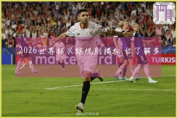 2026世界杯买球规则揭秘 你了解多少？